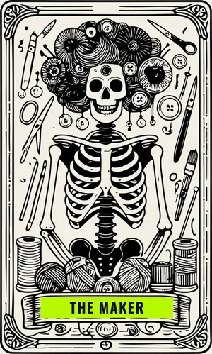 The Maker tarot card from Gospel of You
